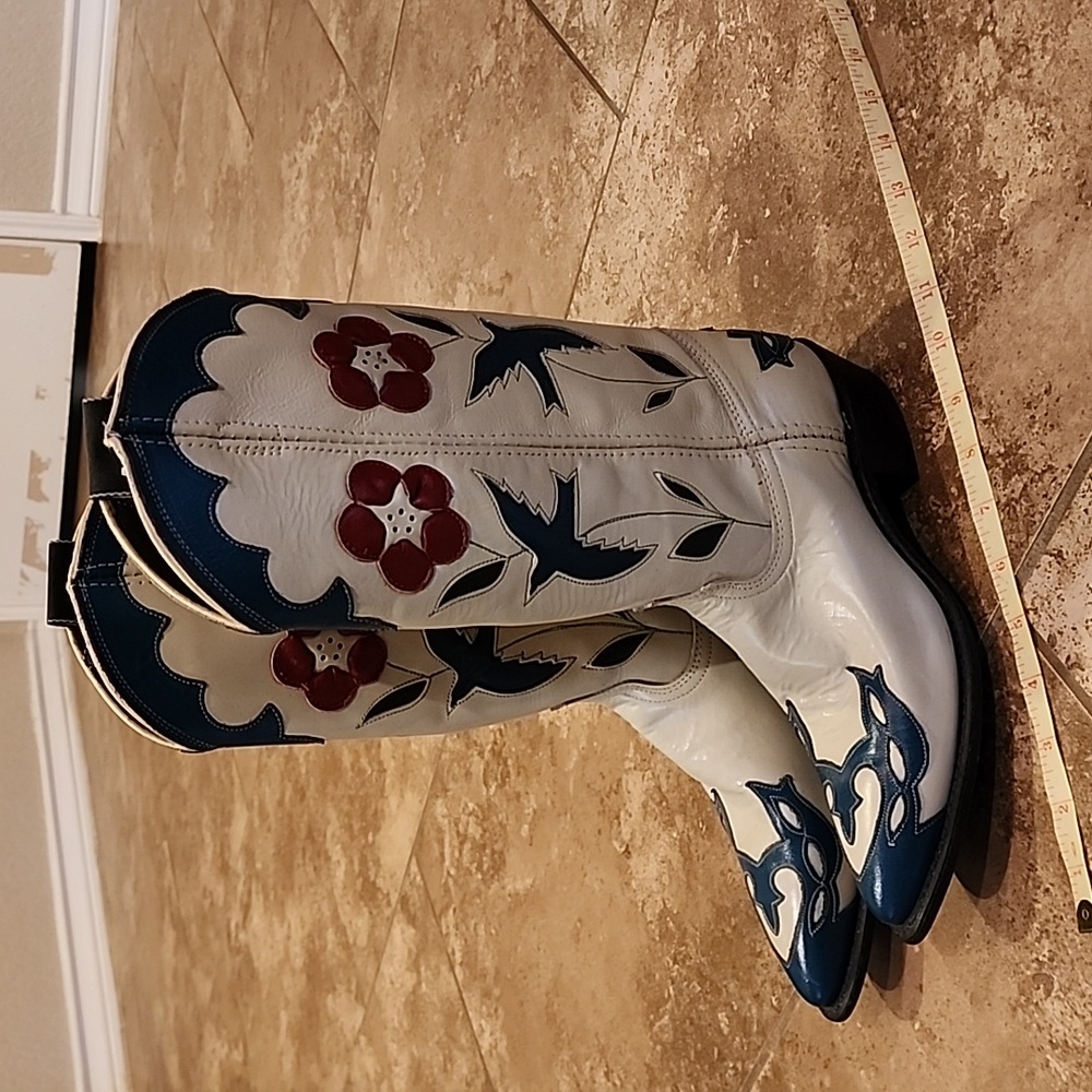 Acme reproduction Gene Autry bluebird boot 8